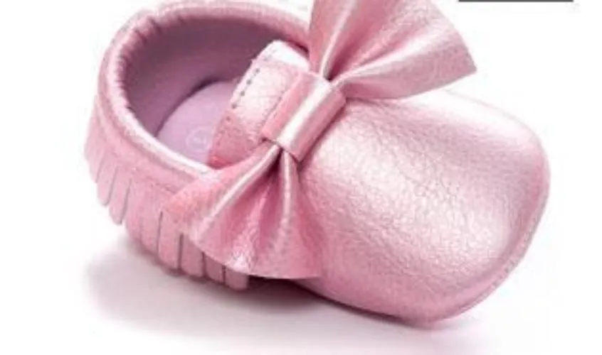 Handmade Soft Bottom Fashion Tassels Baby Moccasin born Babies Shoes 14-colors PU leather Prewalkers Boots