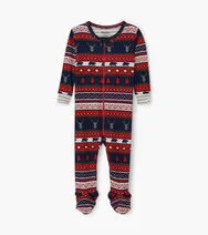 Hatley Fair Isle Stag 9-12m