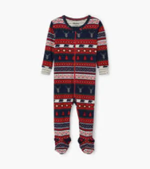 Hatley Fair Isle Stag 9-12m