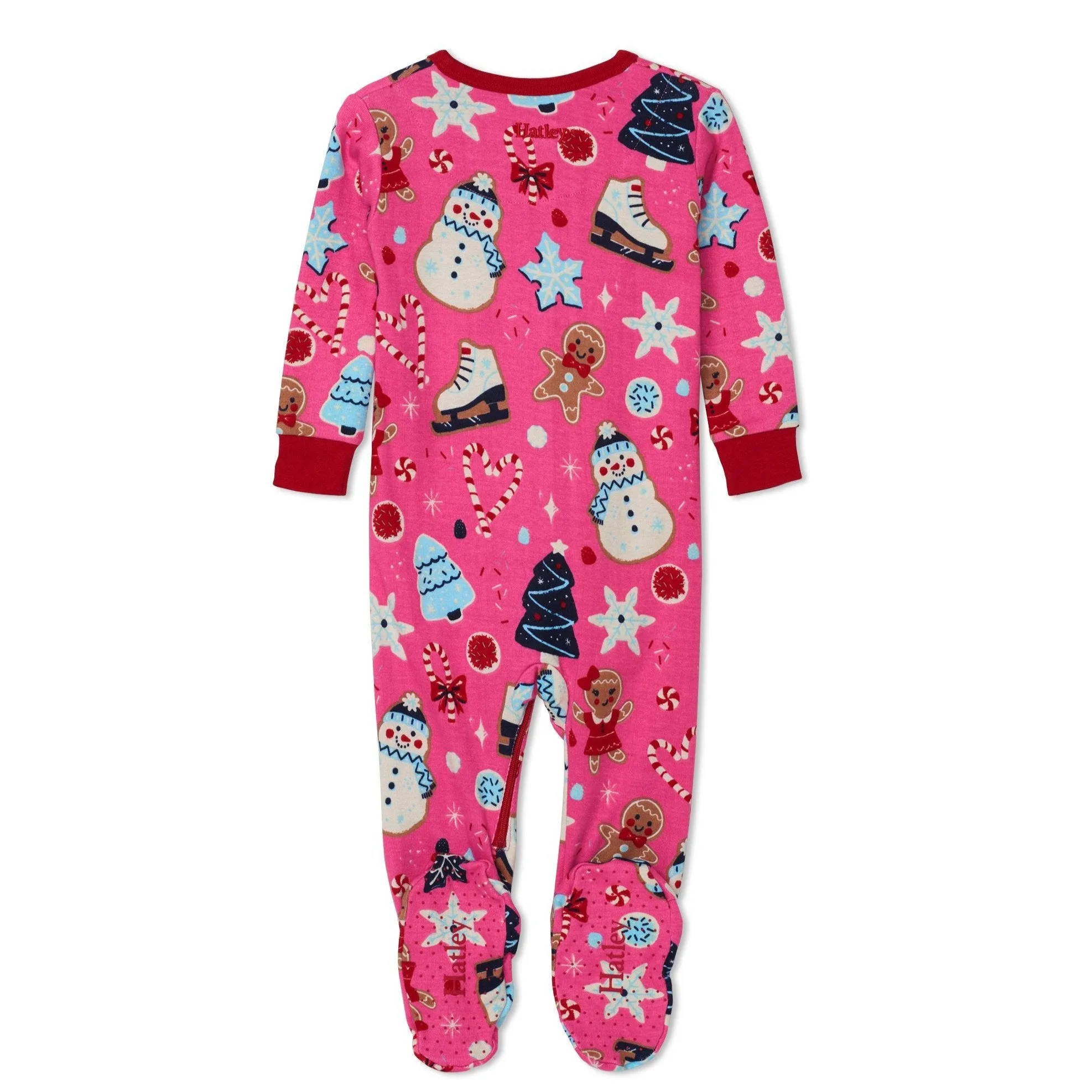 Hatley Organic Footed Coveralls - Holiday Sweets