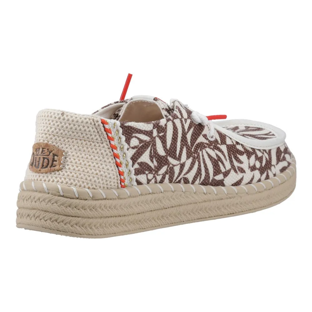 HEYDUDE Wendy Espadrille Retro Palm Shoes