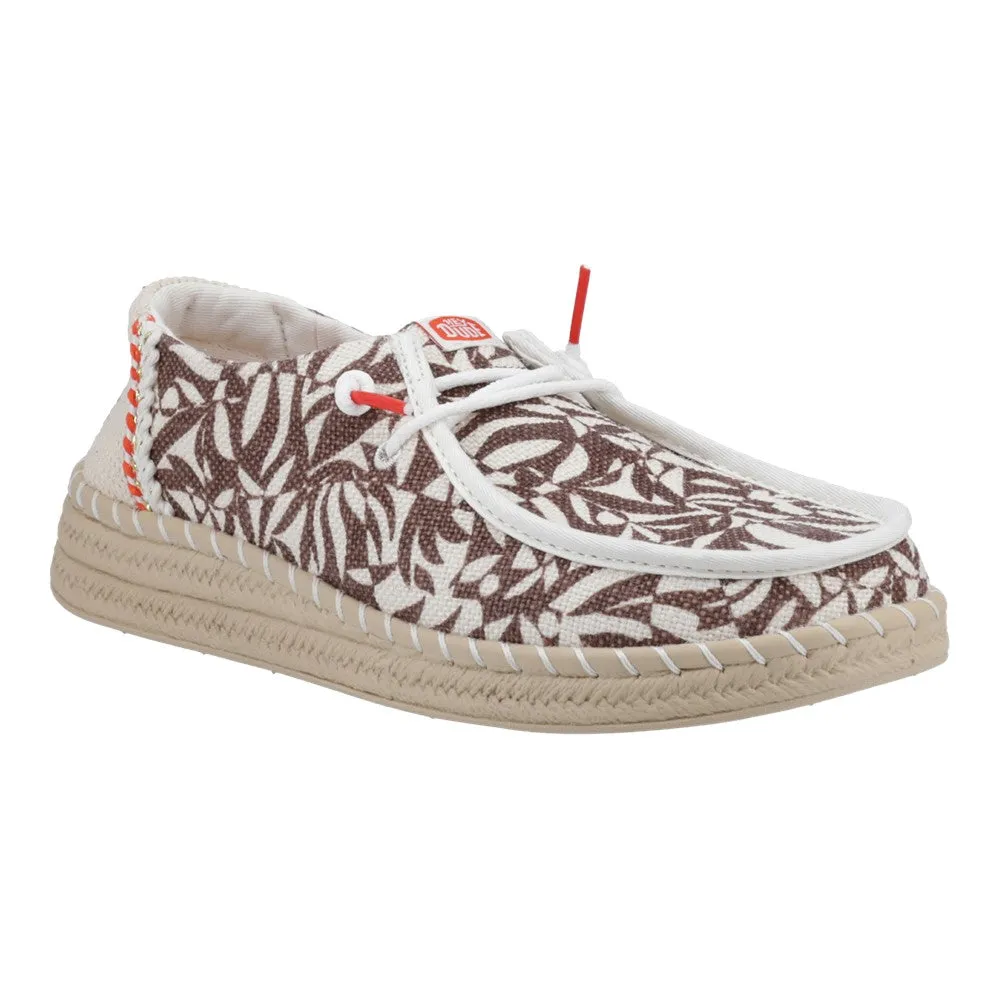 HEYDUDE Wendy Espadrille Retro Palm Shoes