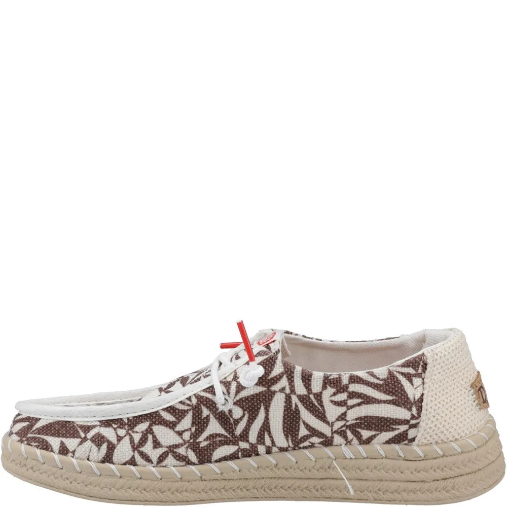 HEYDUDE Wendy Espadrille Retro Palm Shoes