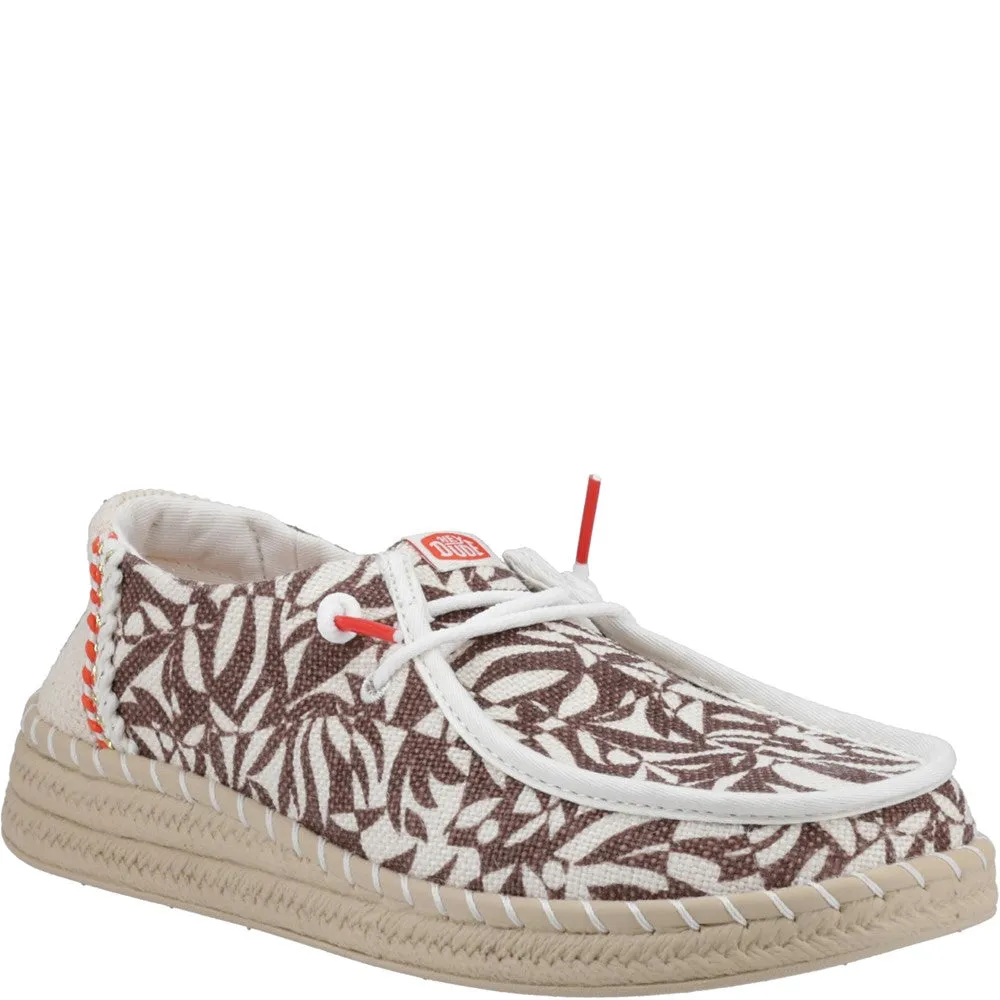 HEYDUDE Wendy Espadrille Retro Palm Shoes