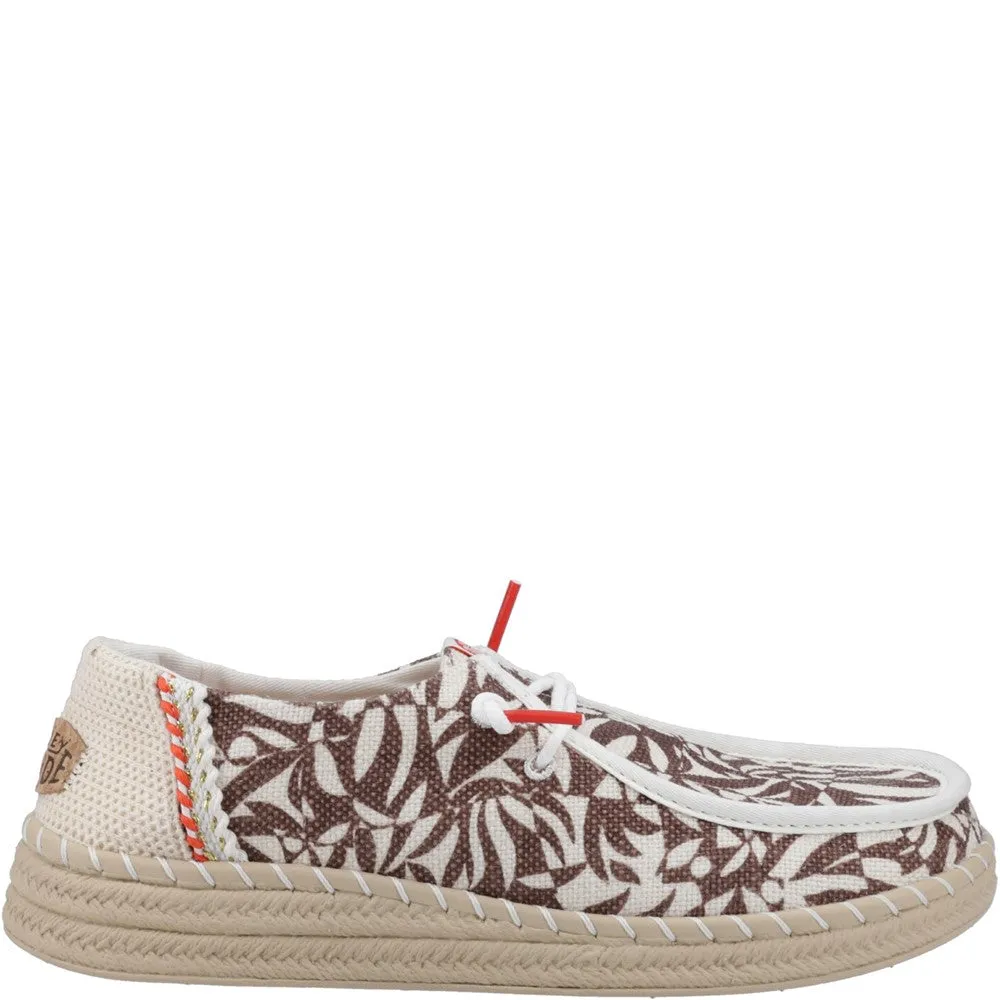 HEYDUDE Wendy Espadrille Retro Palm Shoes