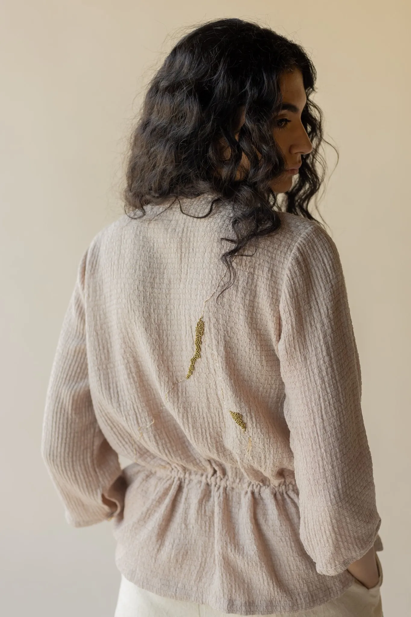 Himari Textured Cotton Top