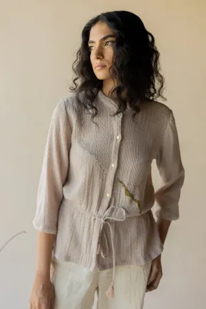 Himari Textured Cotton Top