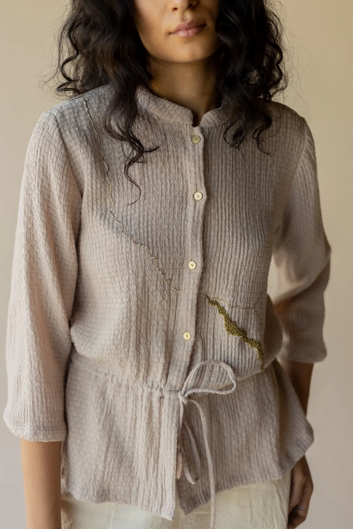 Himari Textured Cotton Top