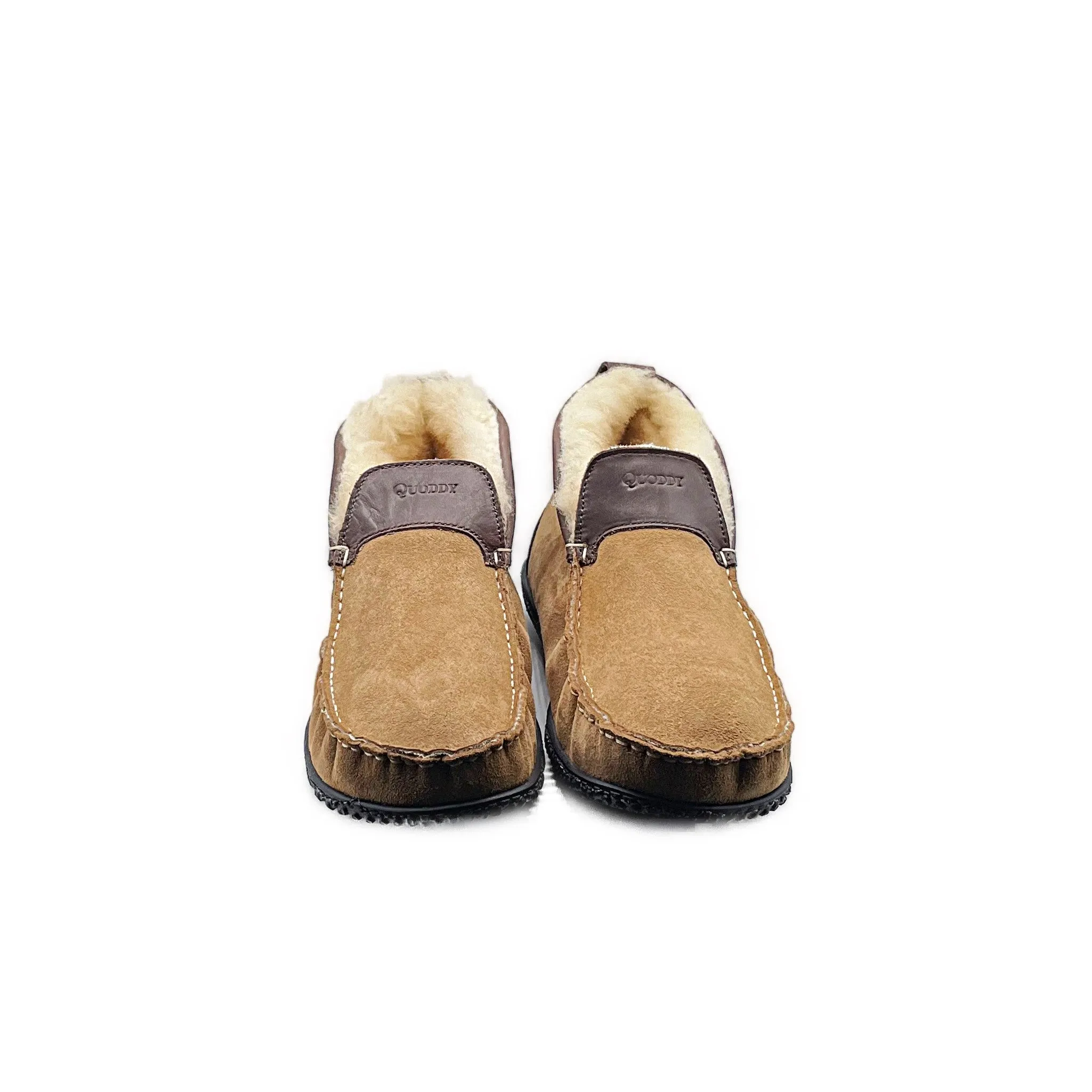In Stock Men’s Quad ESQ Slipper: Chestnut