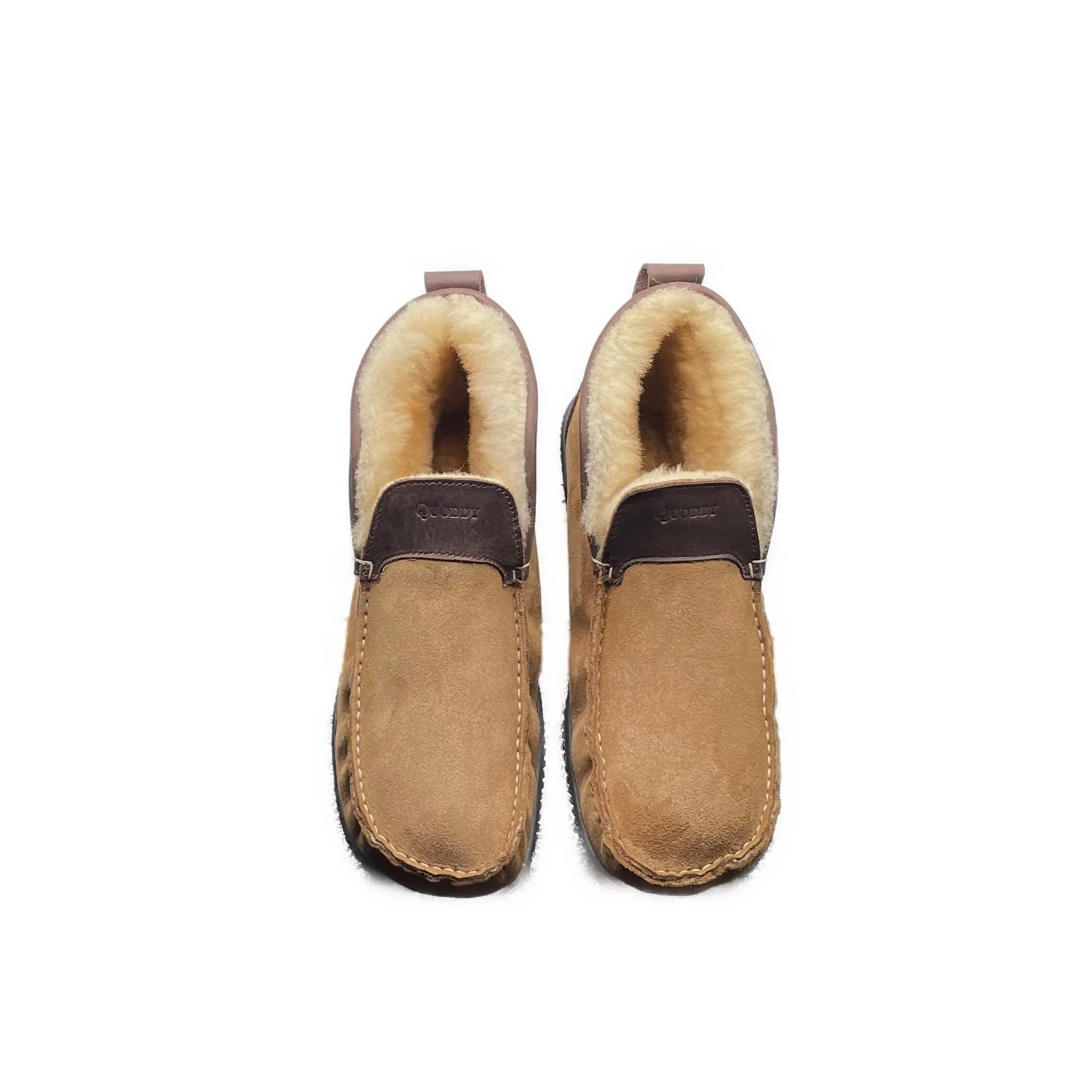 In Stock Men’s Quad ESQ Slipper: Chestnut