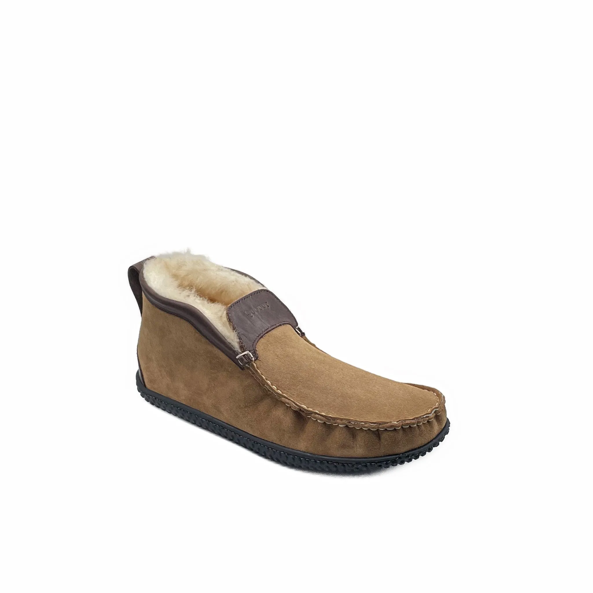 In Stock Men’s Quad ESQ Slipper: Chestnut