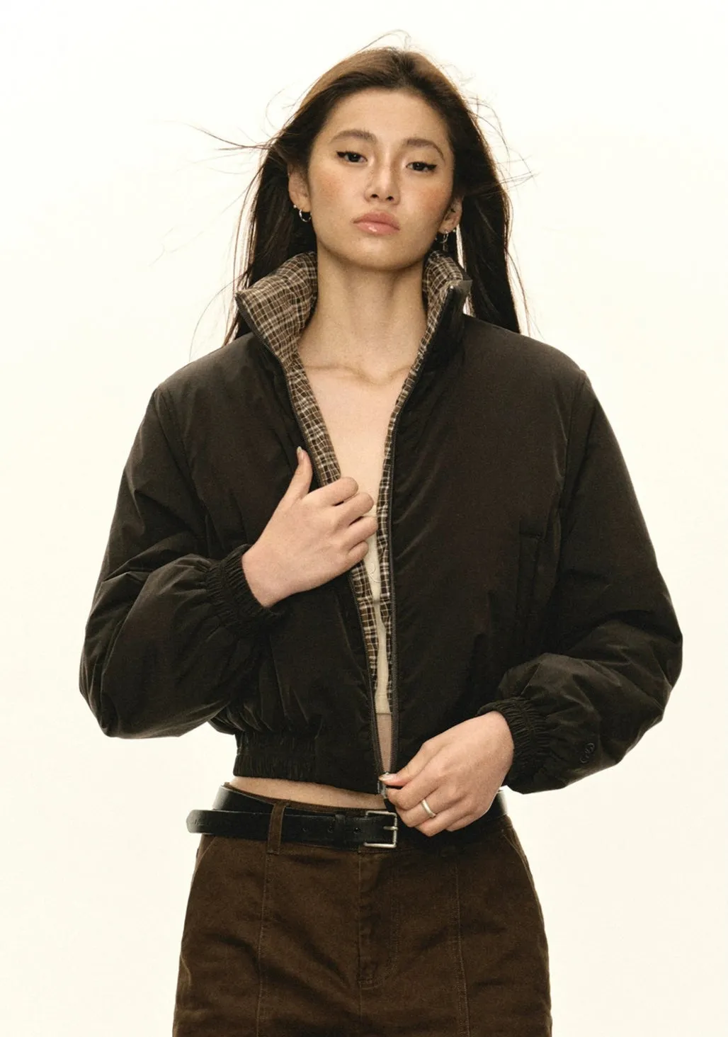 Insulated Plaid Jacket