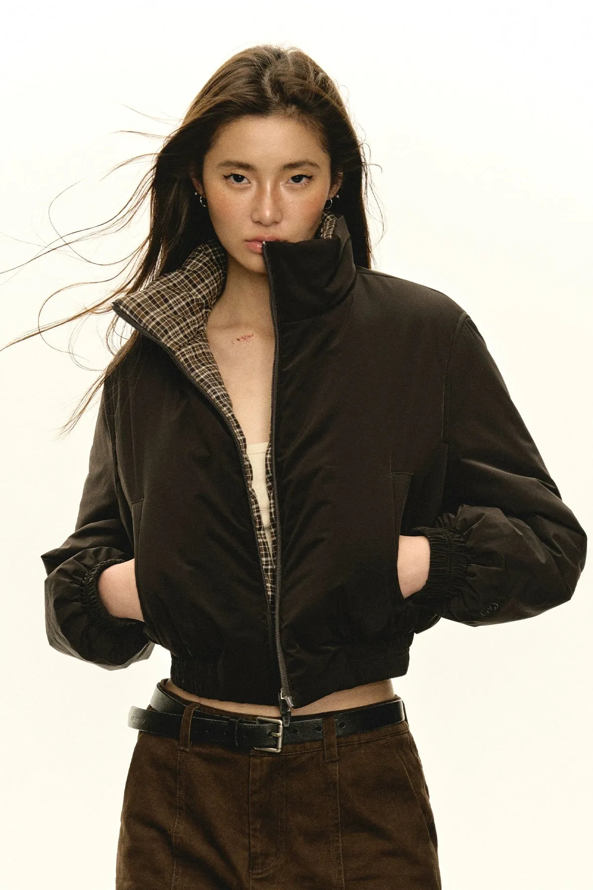 Insulated Plaid Jacket