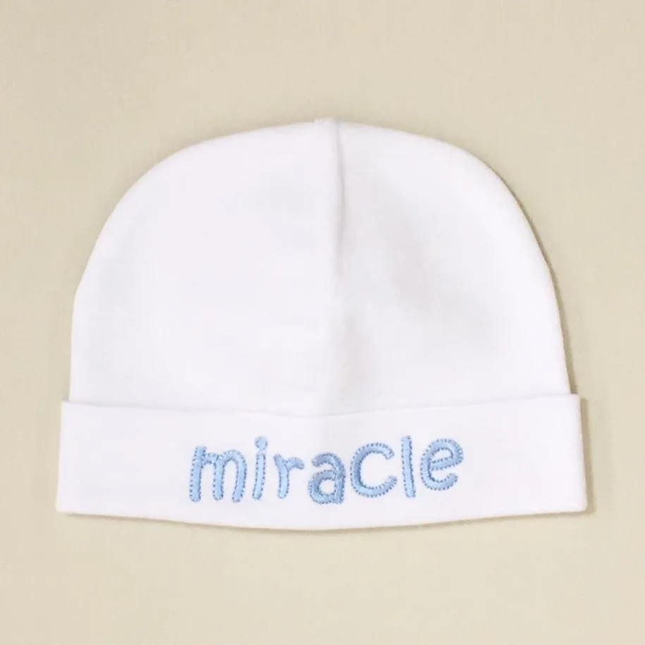 Itty Bitty Baby Embroidered Toques (White)