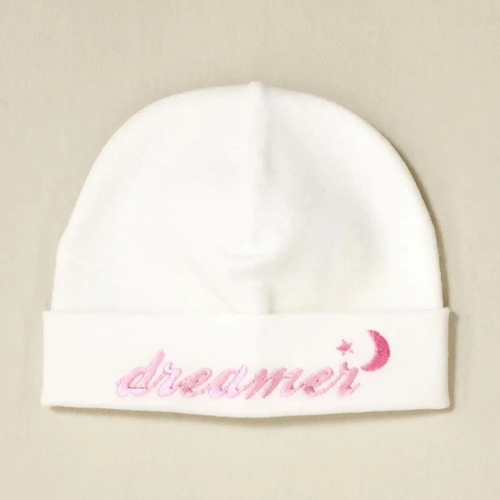 Itty Bitty Baby Embroidered Toques (White)