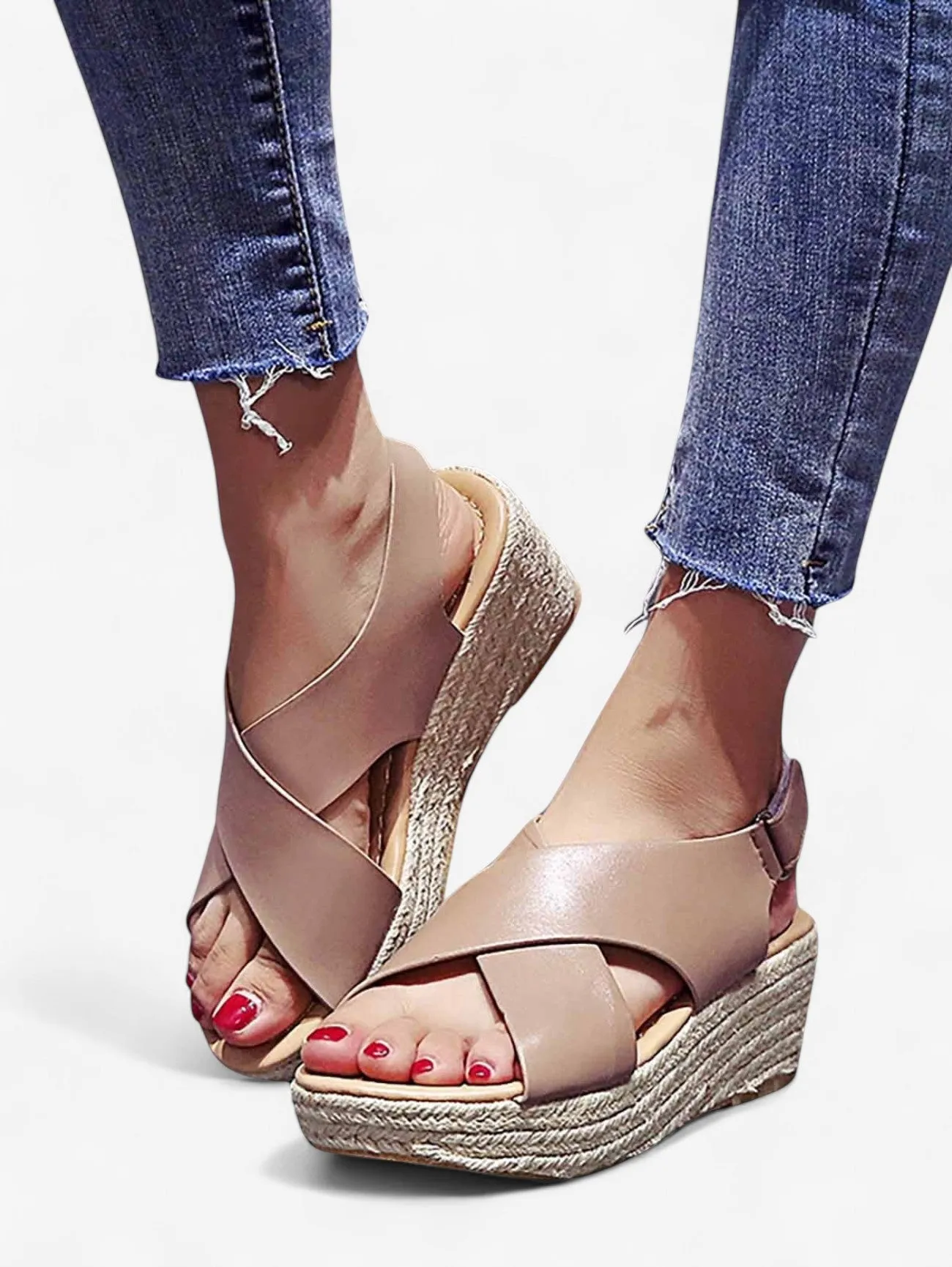 Jada | Women's Platform Espadrille Wedge Sandals