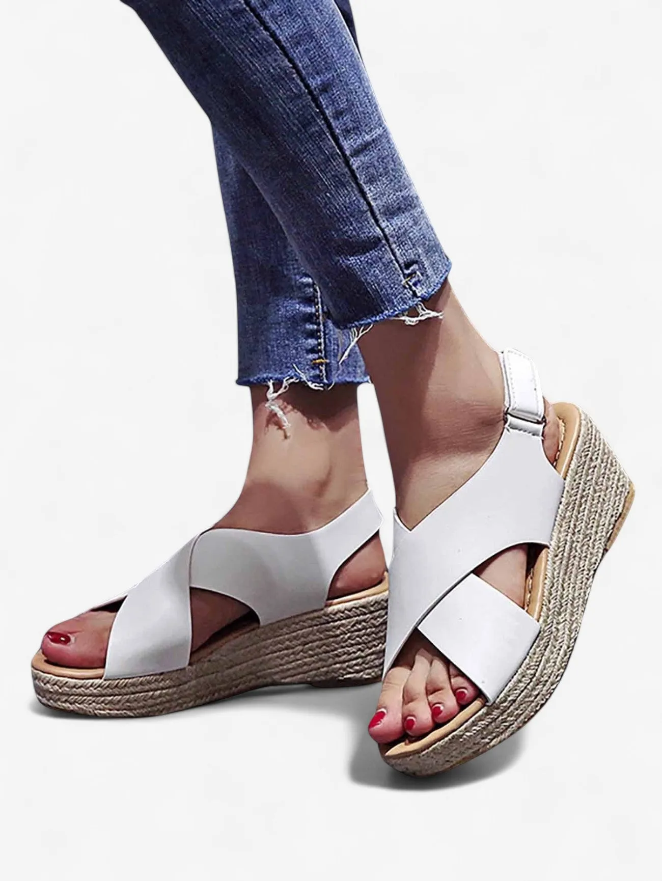 Jada | Women's Platform Espadrille Wedge Sandals