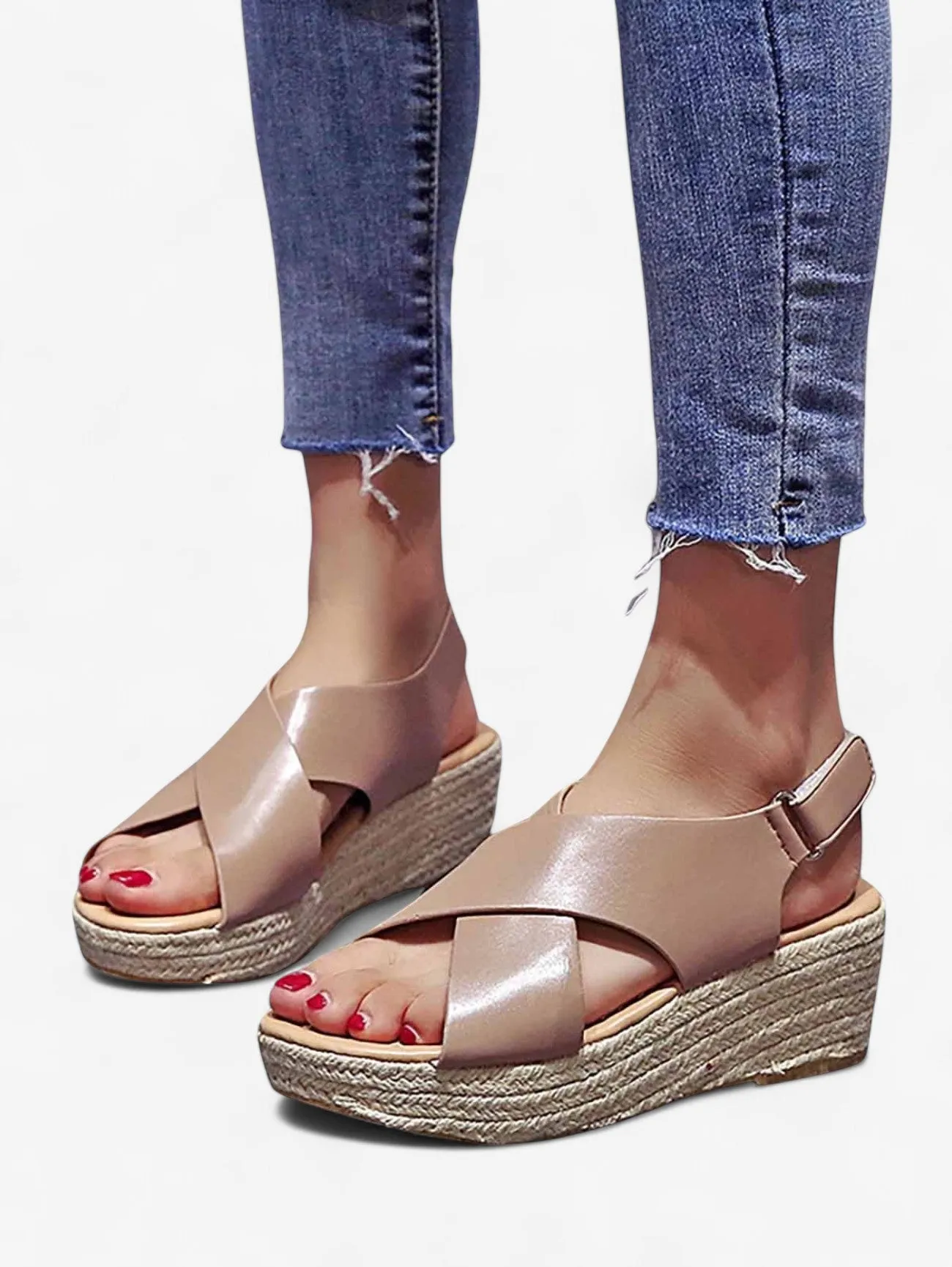 Jada | Women's Platform Espadrille Wedge Sandals
