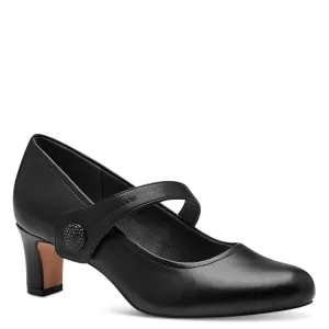 Jana Womens Black Softline High-Heel  8-22474-43
