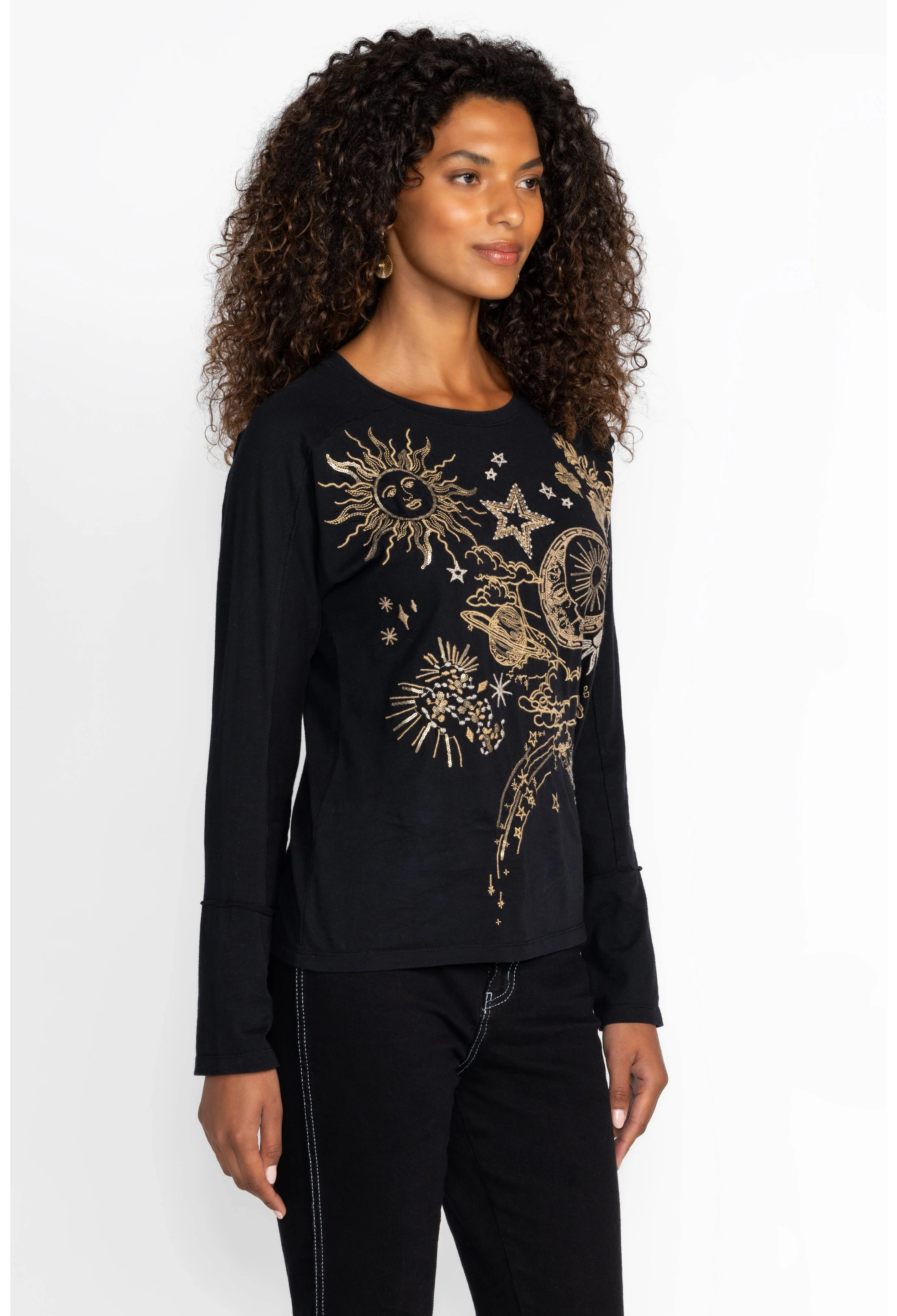 Johnny Was Miaora Long Sleeve Dolman Tee