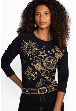 Johnny Was Miaora Long Sleeve Dolman Tee