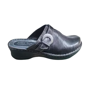 Josef Seibel Women's Catalonia21 Bozen Schwarz Clogs