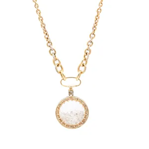 Kafkas Loop Diamond Chunky Pendant