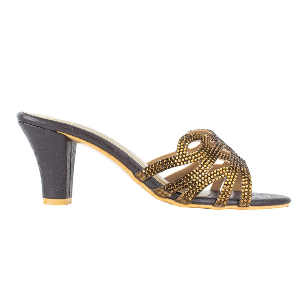 Leila Heels S319H - Brown