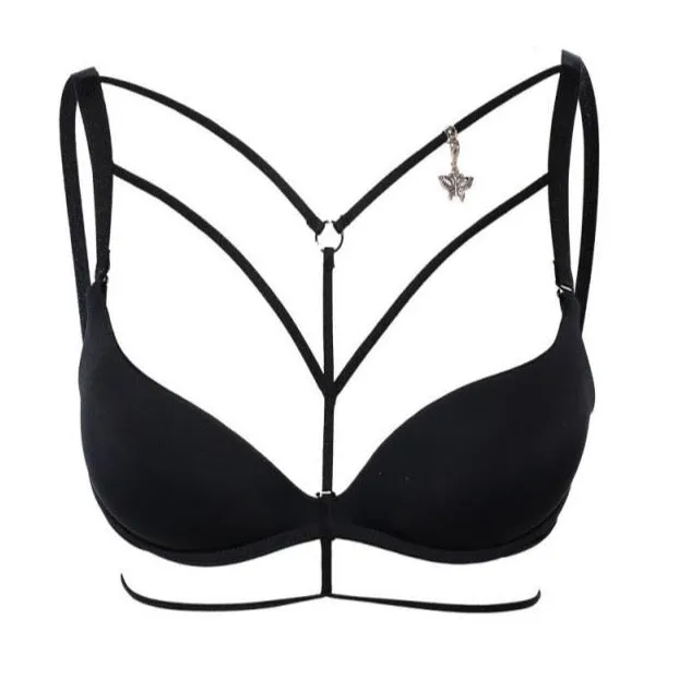 Lucy with charm front bra straps