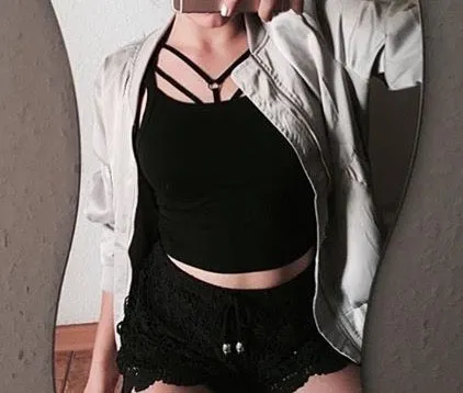 Lucy with charm front bra straps
