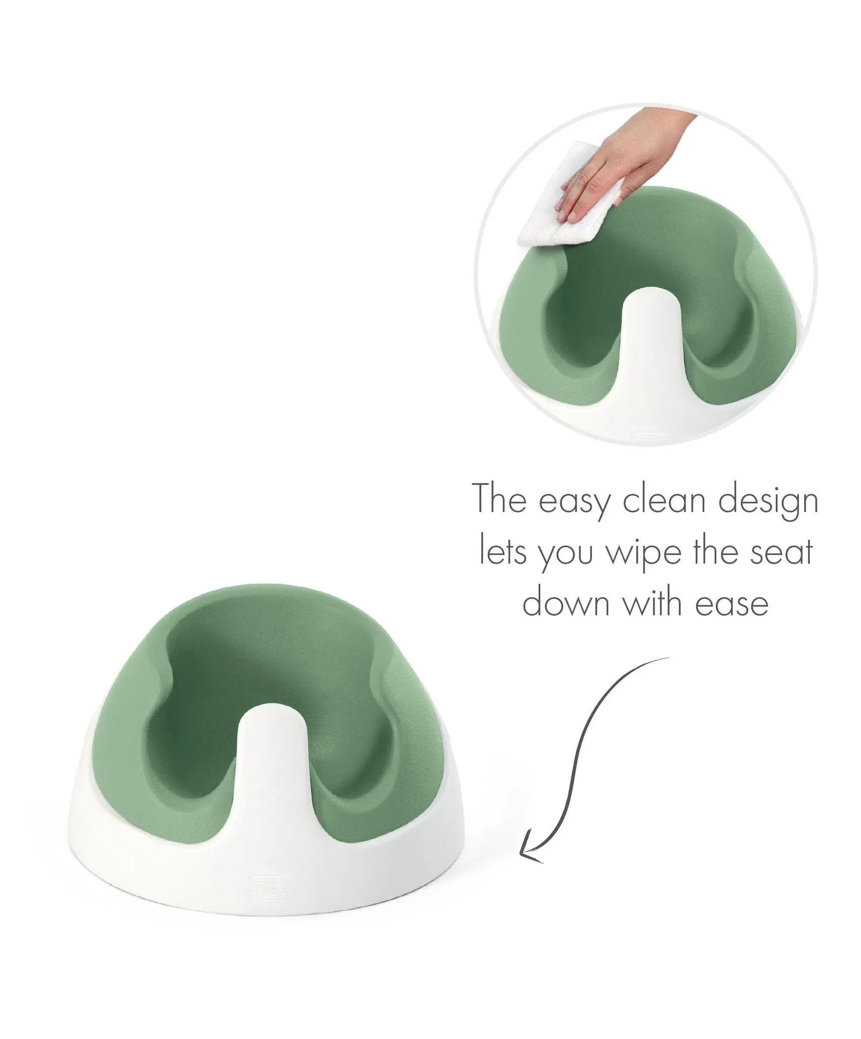 Mamas & Papas Snug Floor Seat with Activity Tray - Eucalyptus