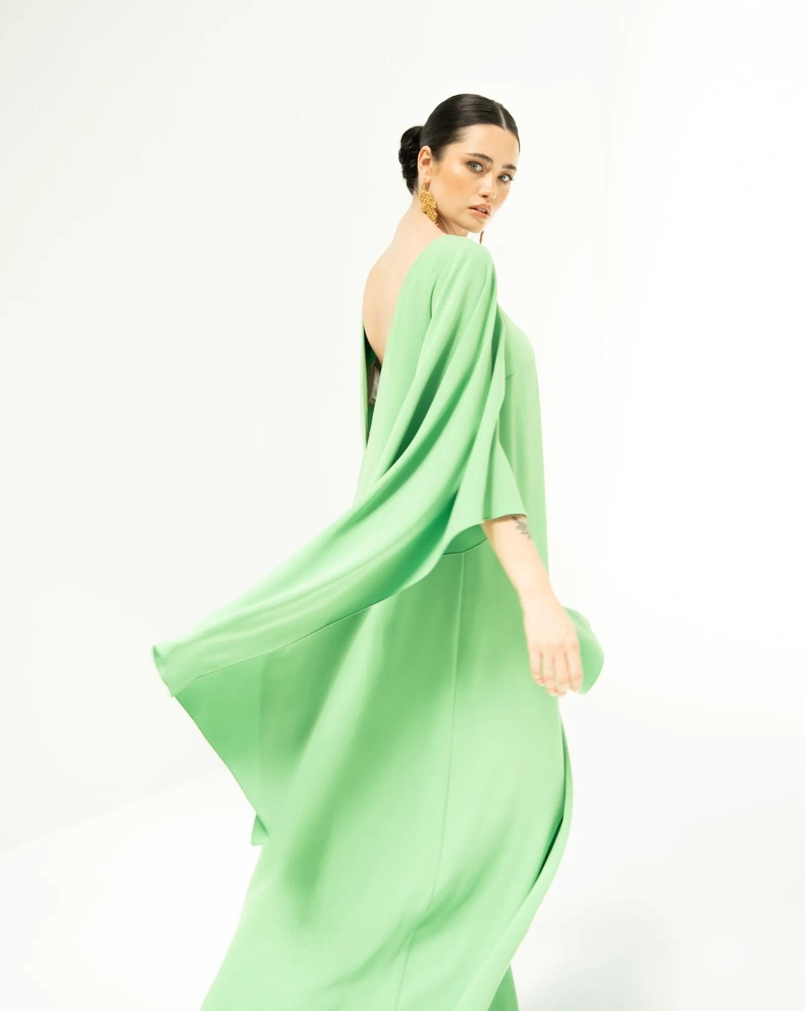 Mandala Green Dress