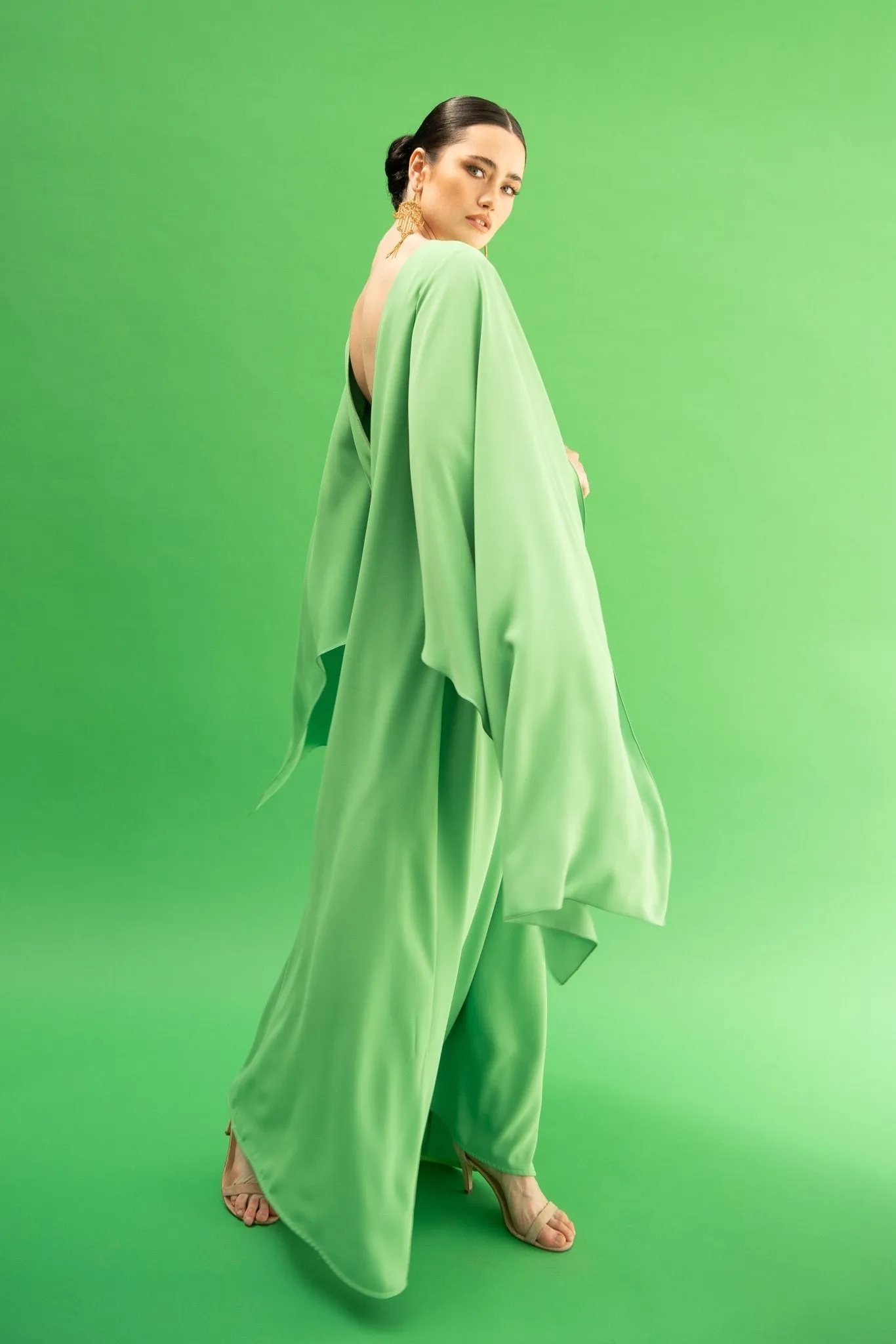 Mandala Green Dress