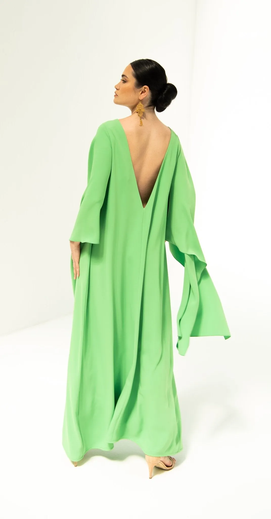 Mandala Green Dress