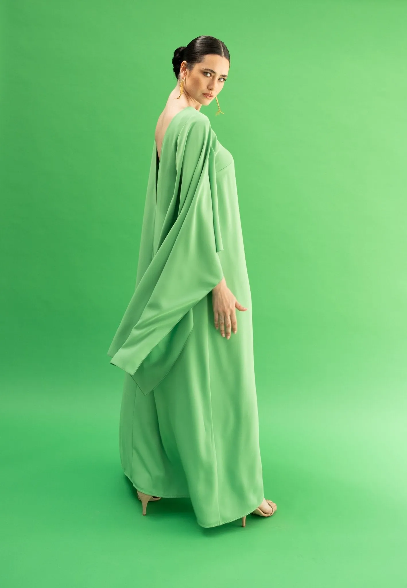 Mandala Green Dress