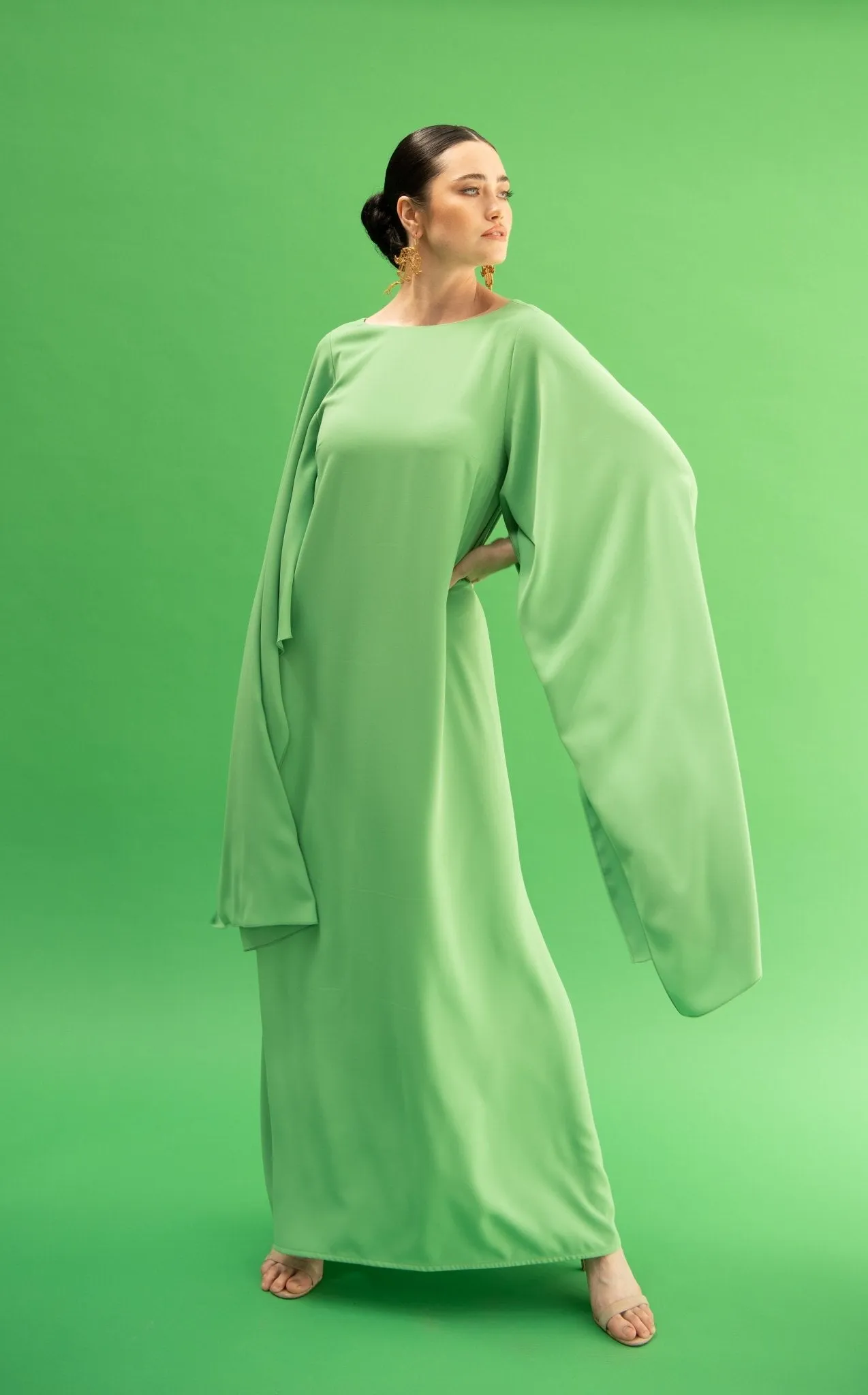 Mandala Green Dress