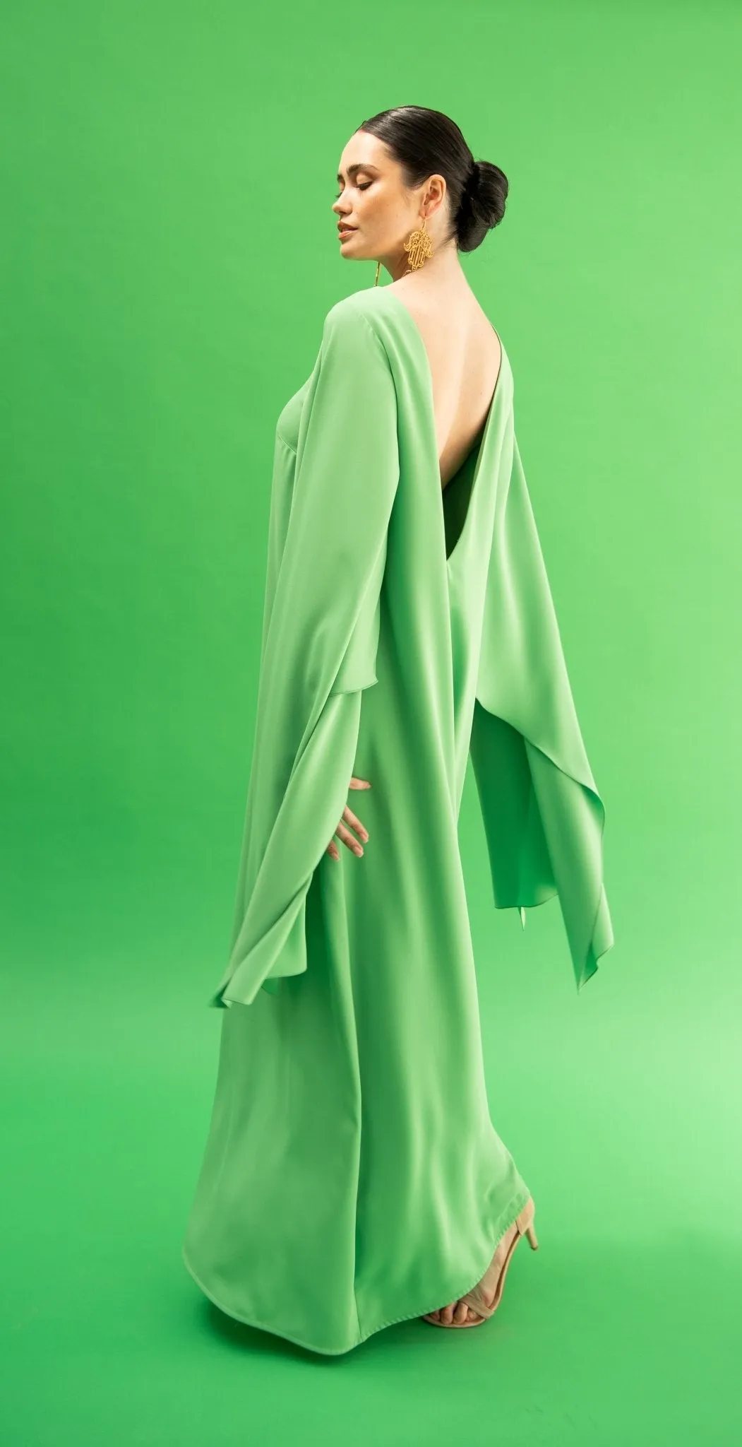 Mandala Green Dress
