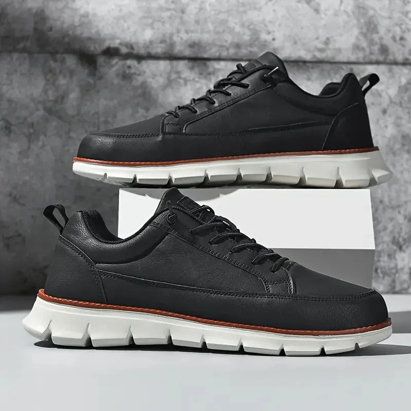 MAVERICK LEATHER SNEAKERS