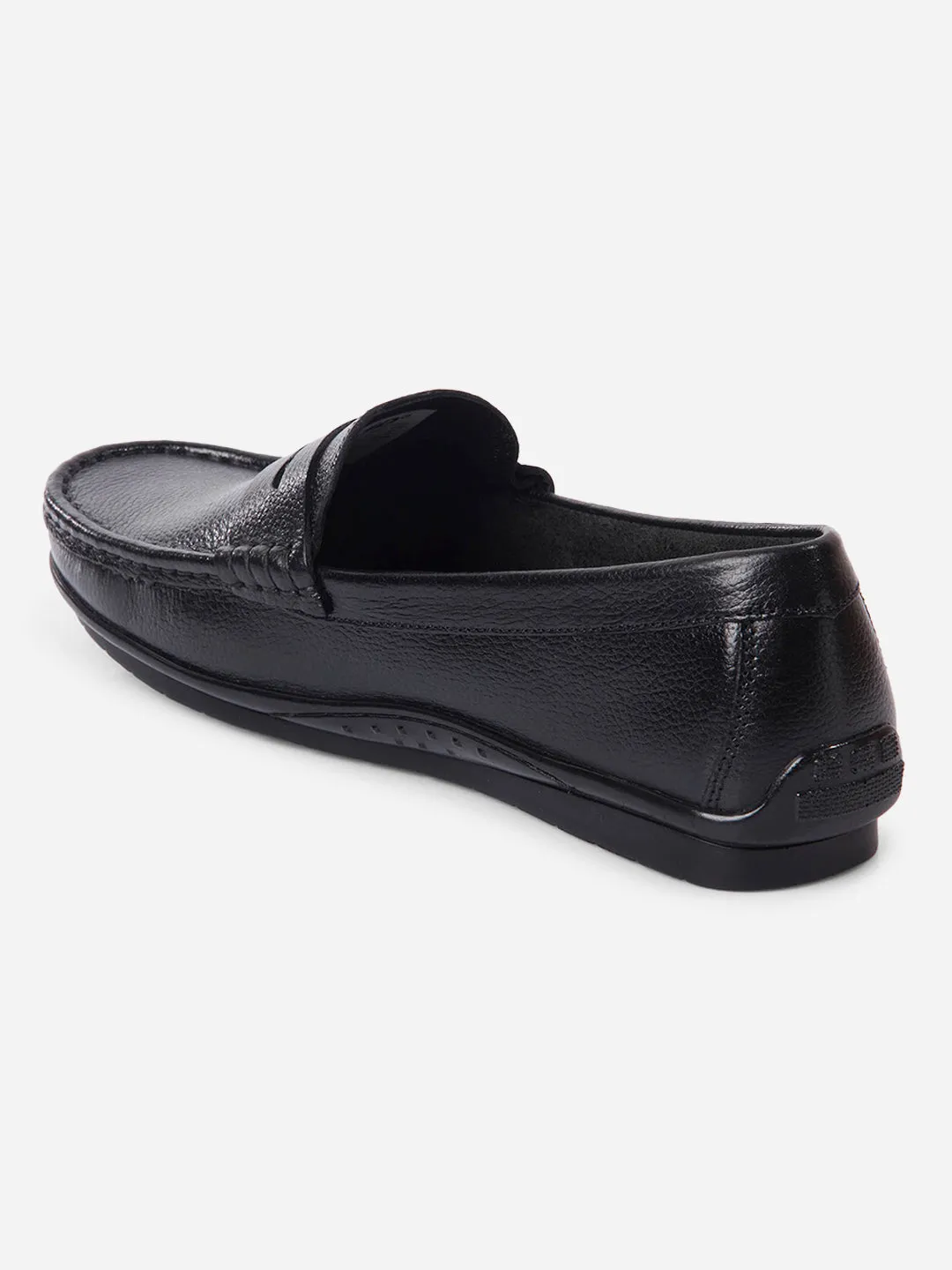 Men's Black Loafers (ID6111)