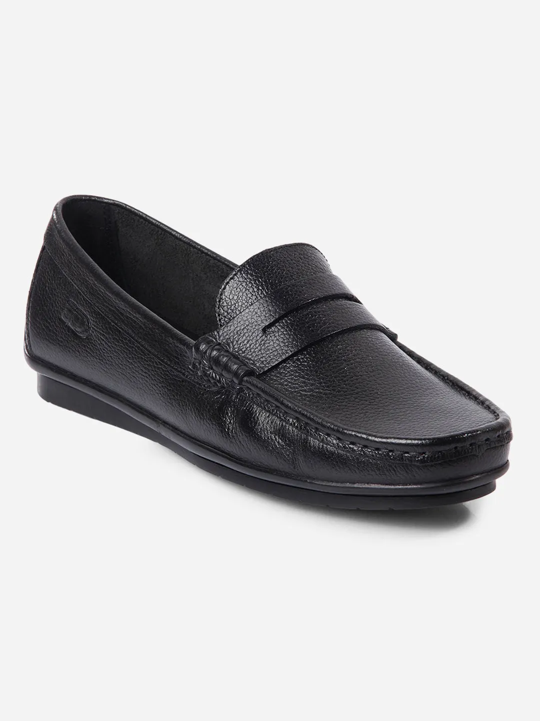 Men's Black Loafers (ID6111)