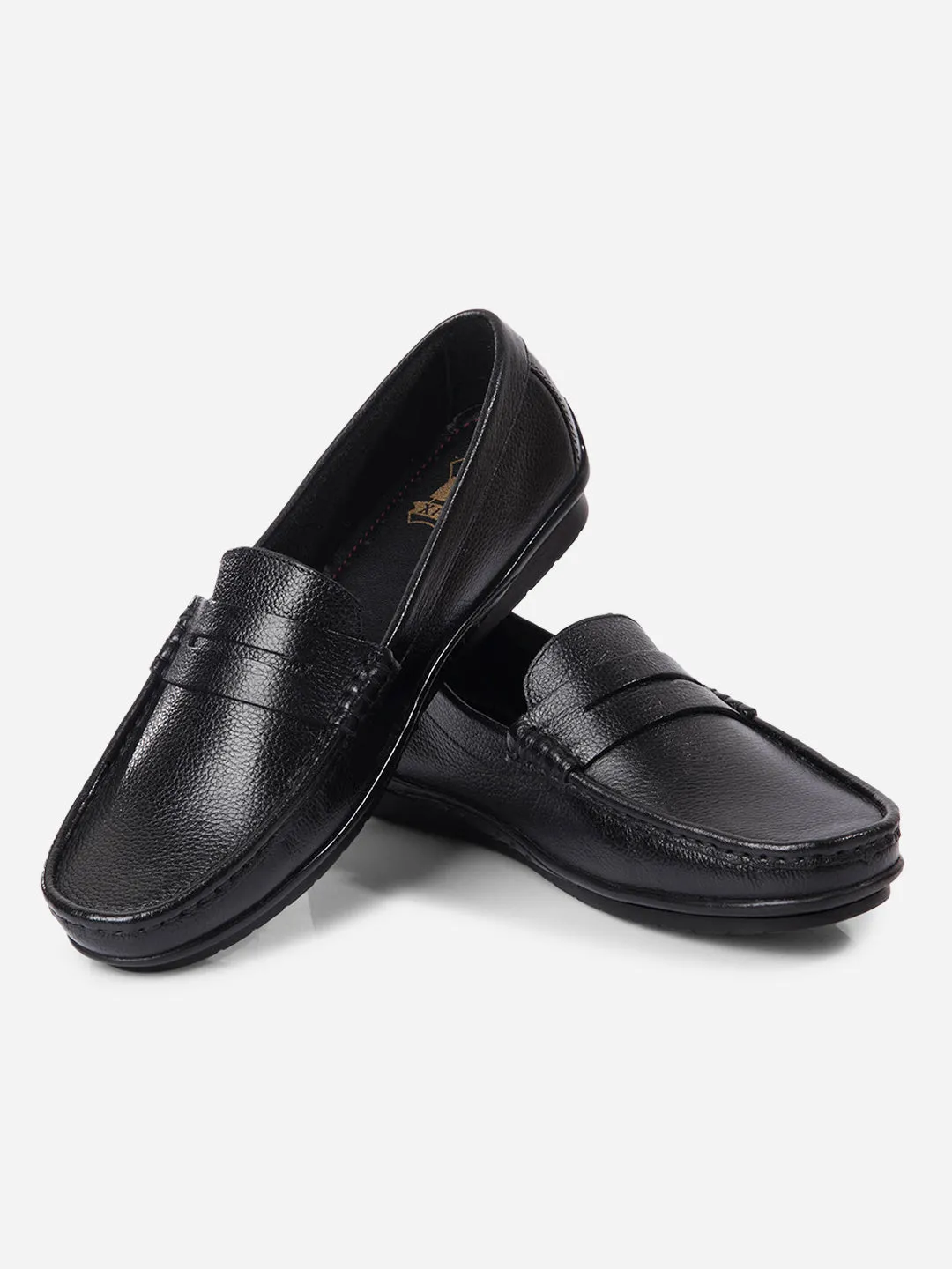 Men's Black Loafers (ID6111)