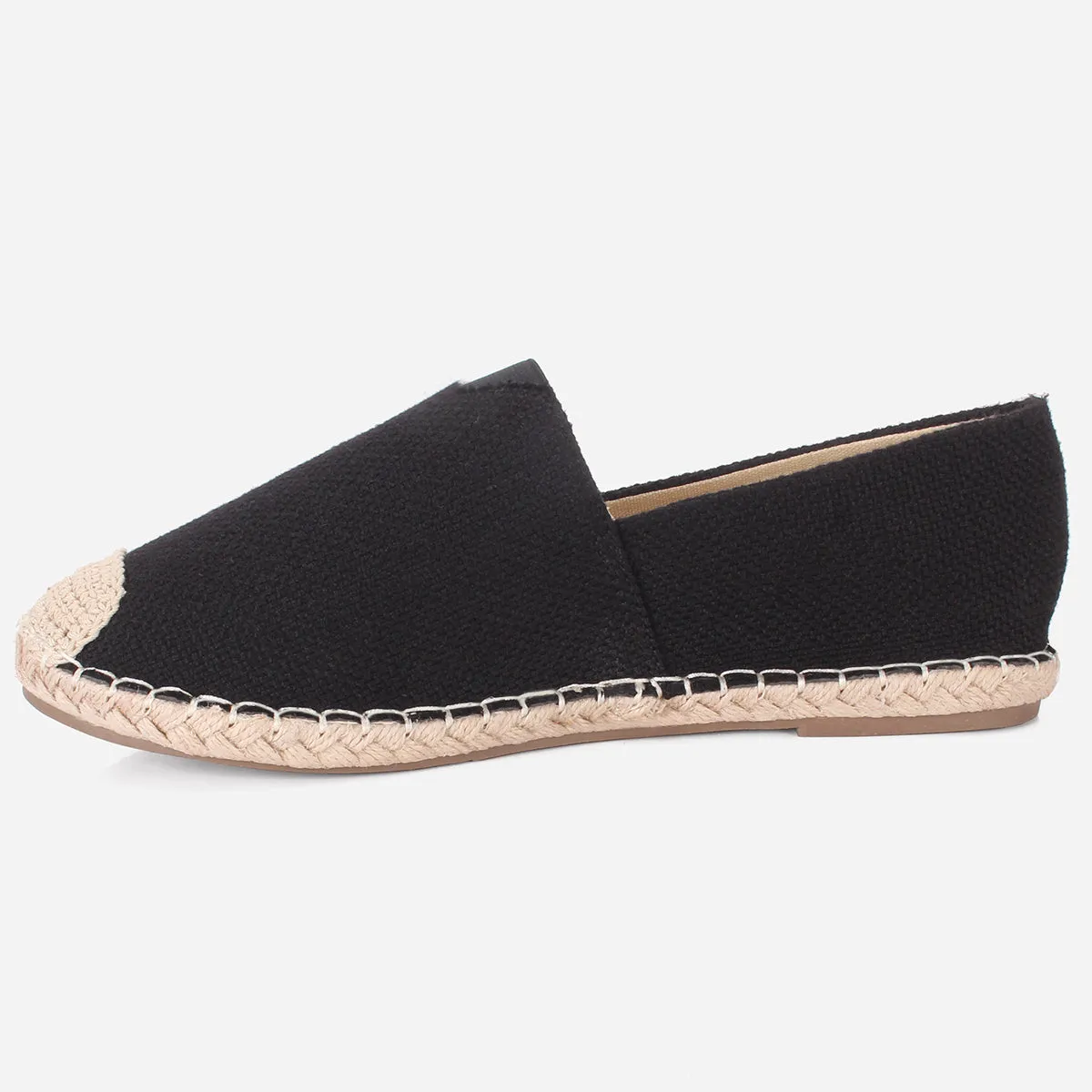 Mens "SIDON" Canvas Flat Espadrille Shoes