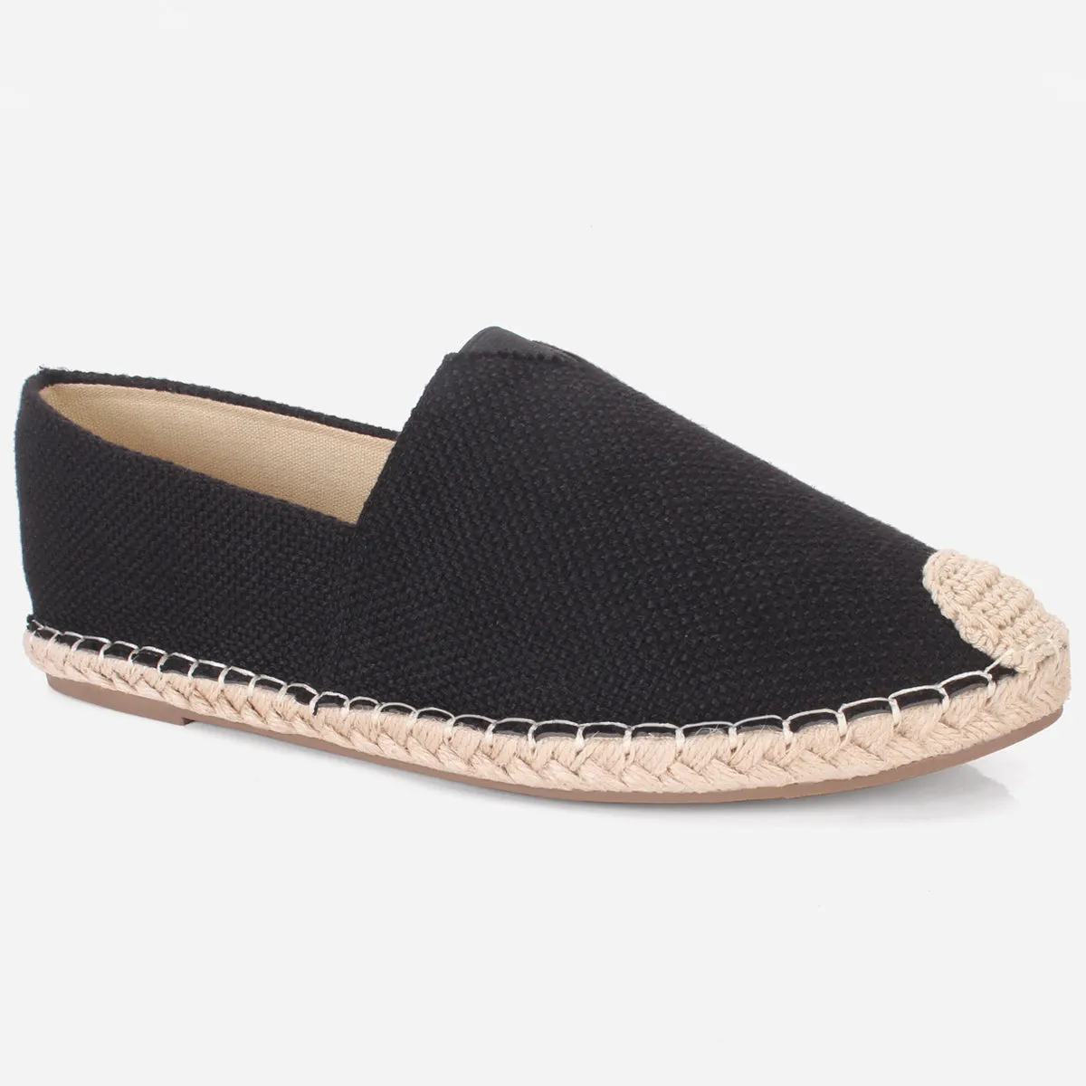 Mens "SIDON" Canvas Flat Espadrille Shoes