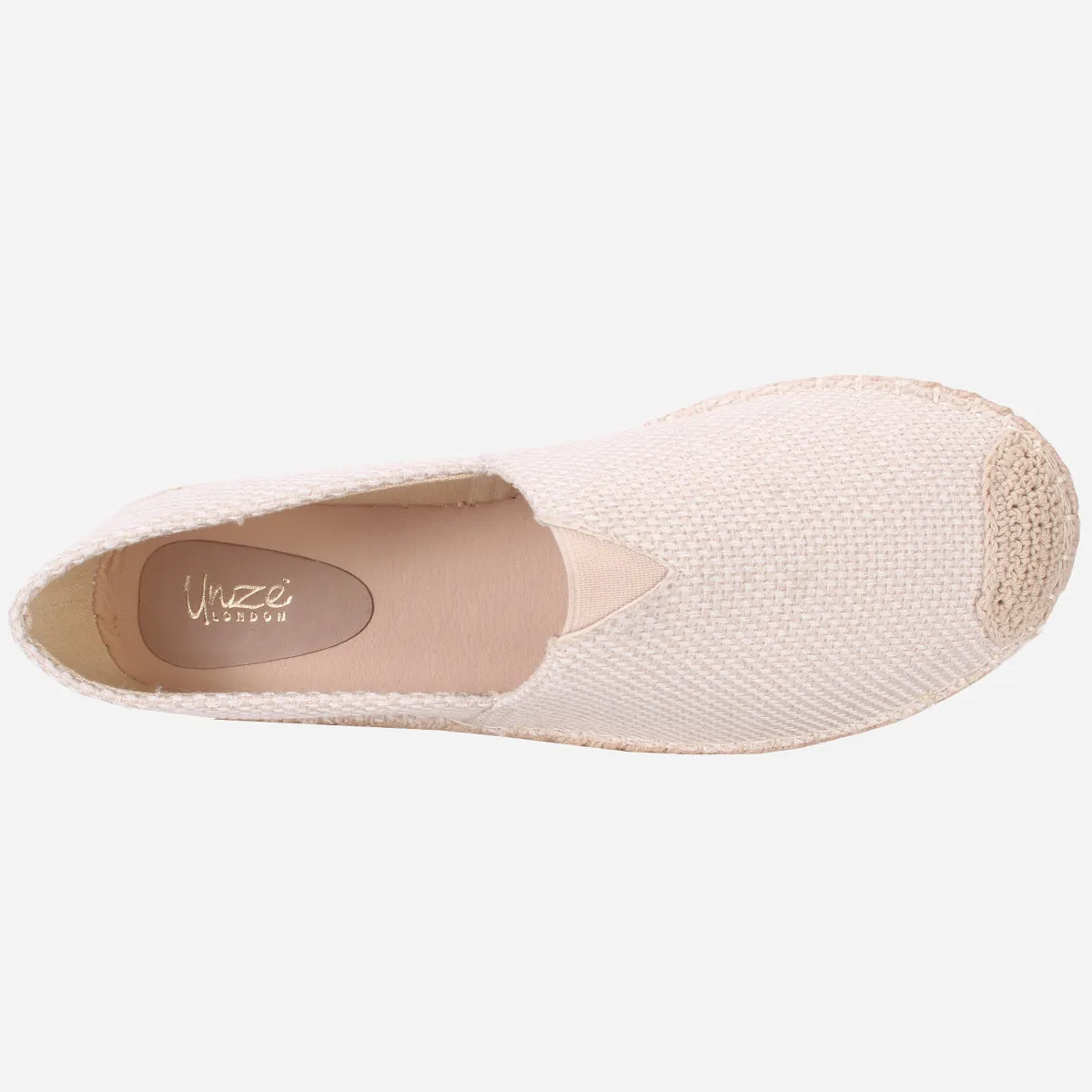 Mens "SIDON" Canvas Flat Espadrille Shoes