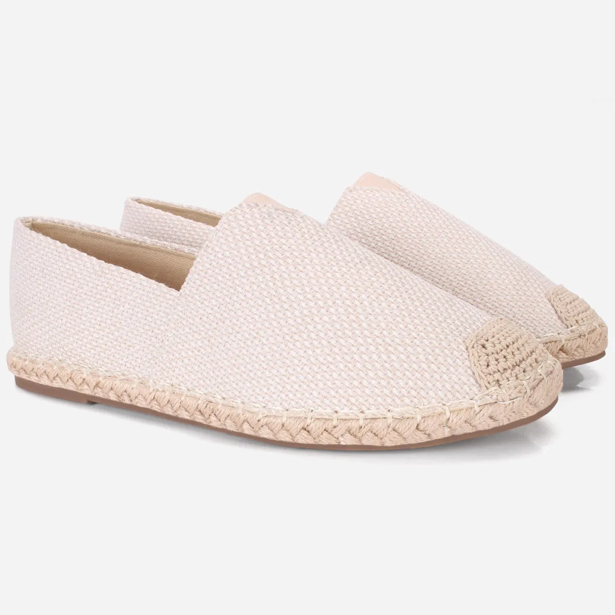 Mens "SIDON" Canvas Flat Espadrille Shoes