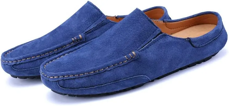 Men's Suede Clogs Slippers Breathable