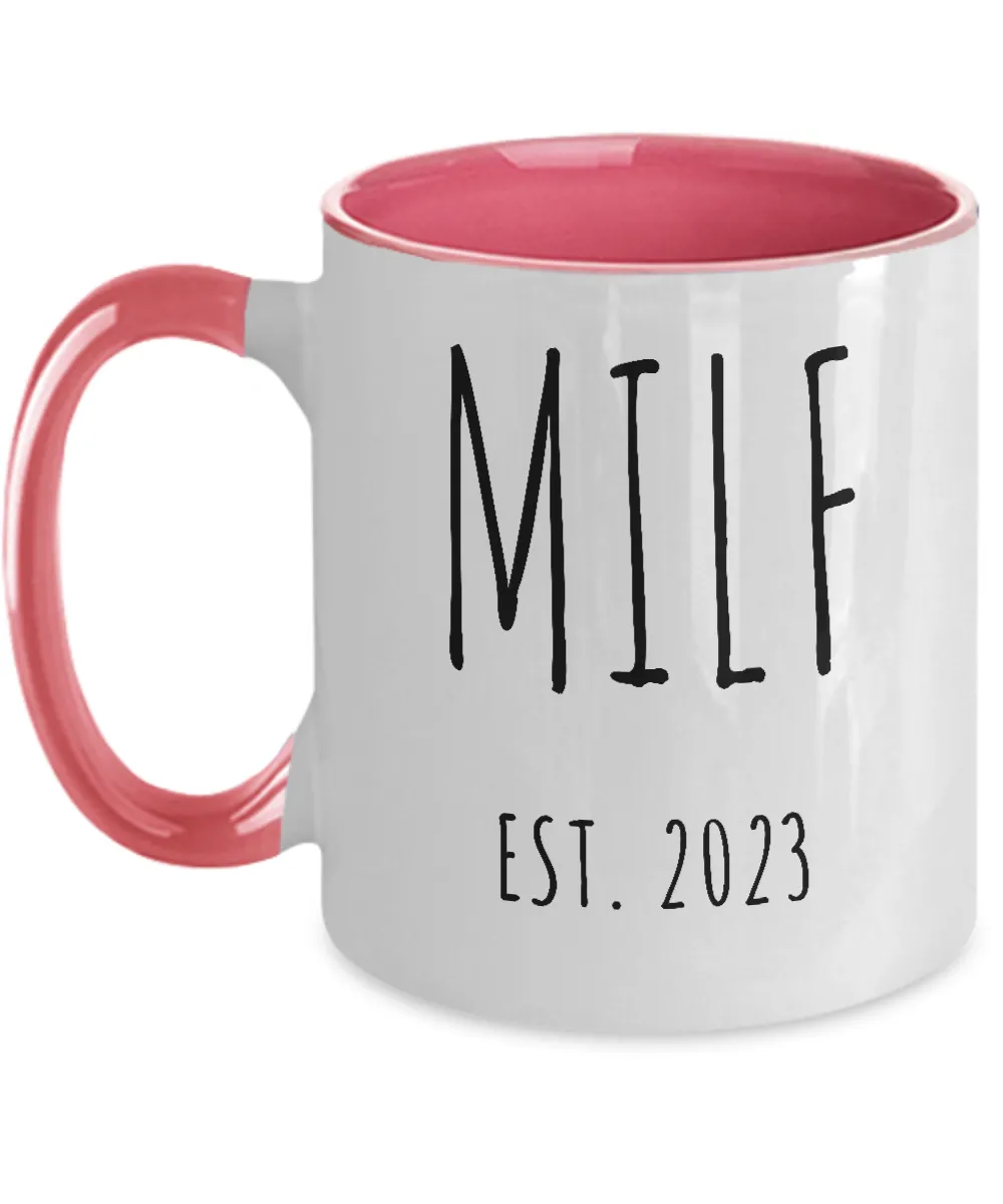 MILF 2023 Two-Tone Mug Coffee Cup Funny Gift