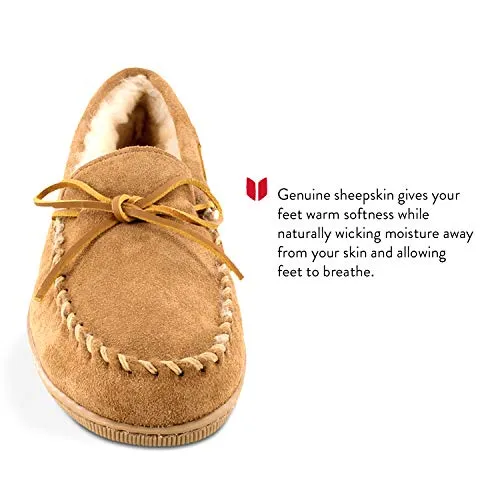 Minnetonka Sheepskin Moccasin Slippers