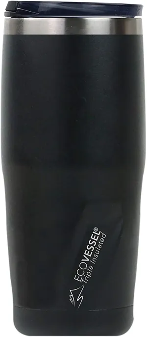 New EcoVessel Metro TriMax Vacuum Insulated Stainless Steel Tumbler Cup/Coffee Travel Mug