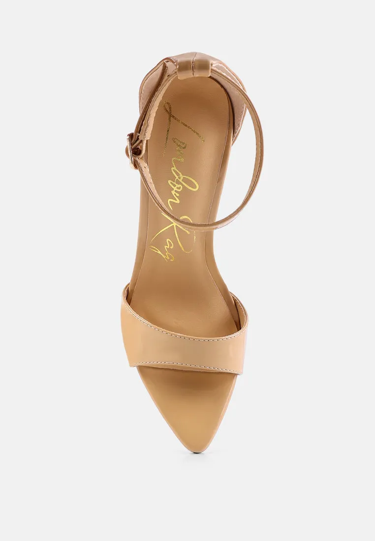 New Flame Ankle Strap Stiletto Heel Sandals By Ruw